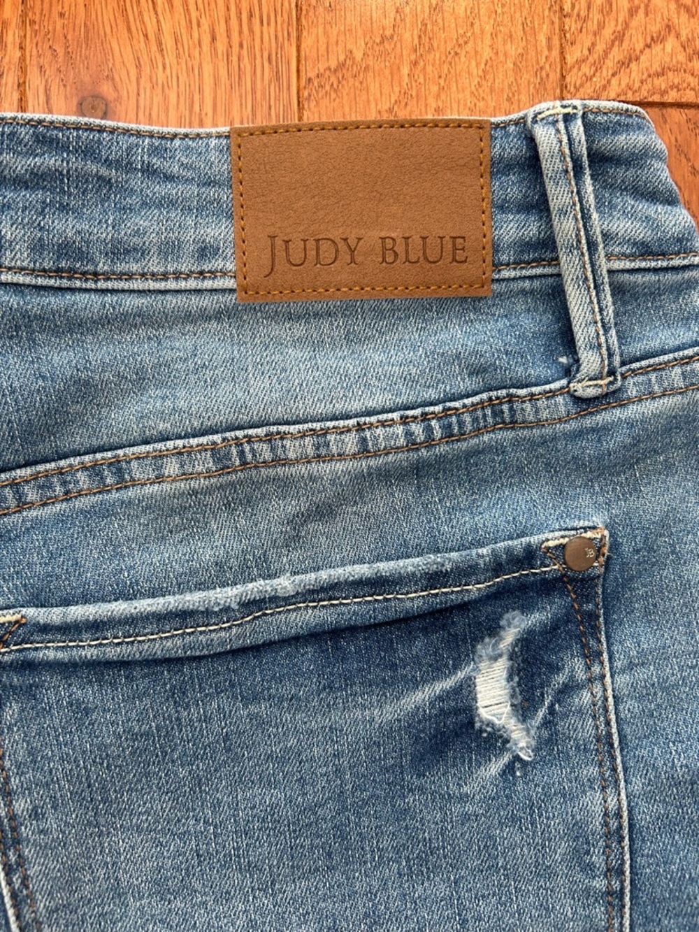 Judy Blue straight leg jeans, 14W - Picture 3 of 9
